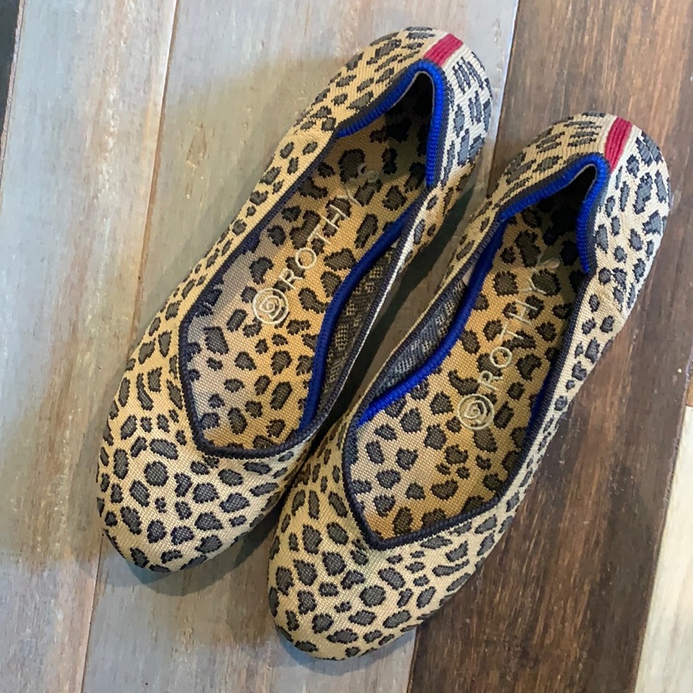 Rothy’s leopard flats